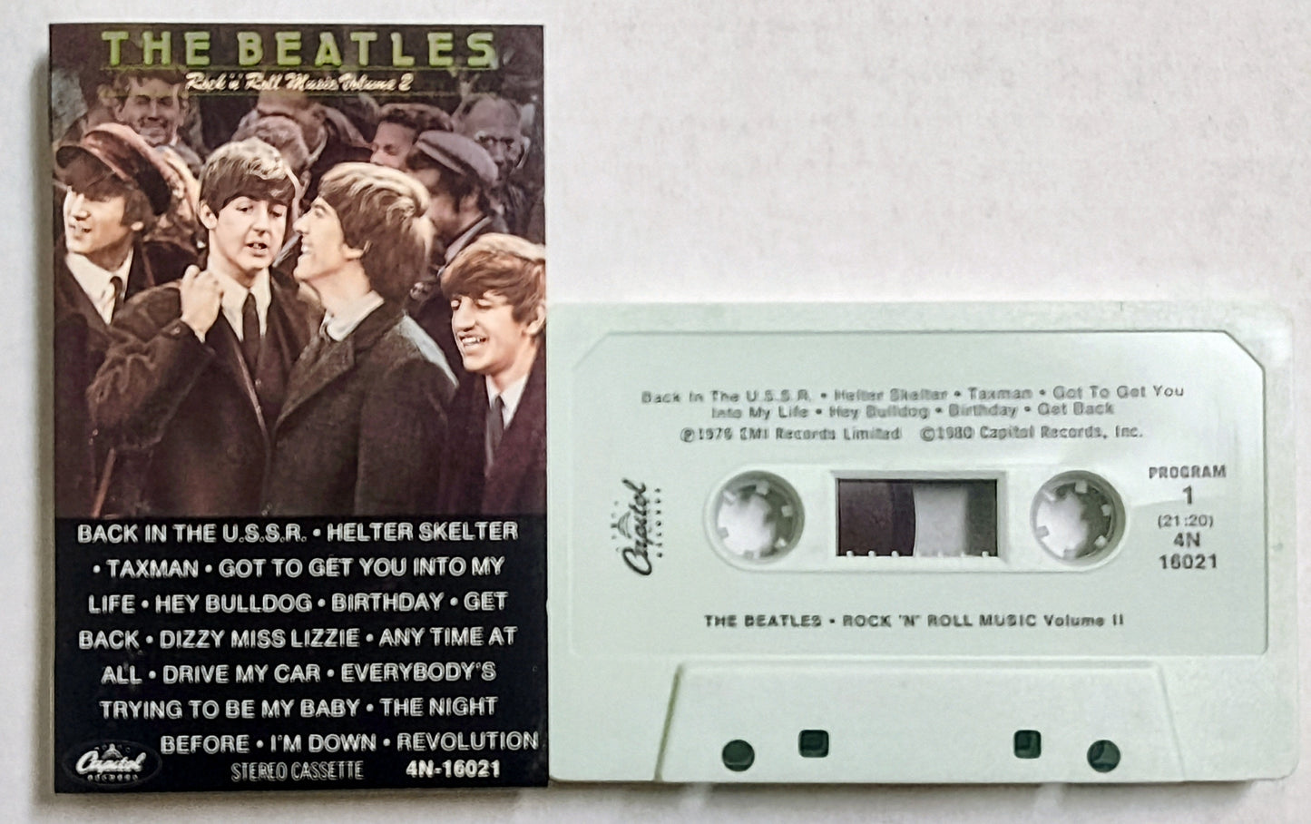 Beatles, The - Rock ‘N’ Roll Music Volume 2 (Compilation)” - CASSETTE TAPE VG+/VG+