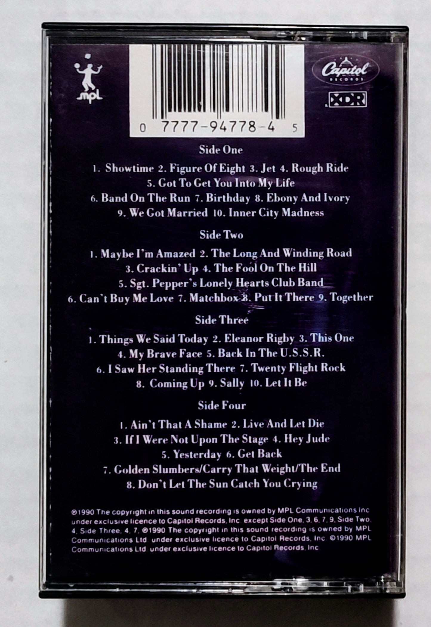 Paul McCartney - “Tripping The Live Fantastic” - CASSETTE TAPE (2x) VG/VG+