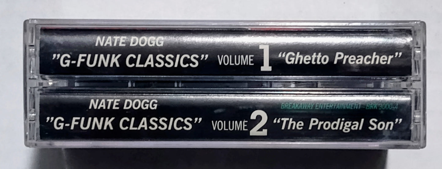 Nate Dogg - “G Funk Classics Vol. 1 & 2” - CASSETTE TAPE (2x) NM/NM