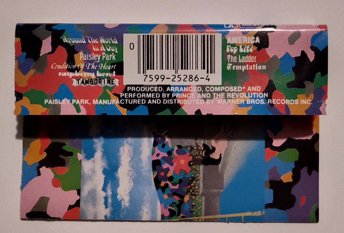 Prince And The Revolution - "Around The World In A Day" - CASSETTE TAPE (AR; DOLBY HX PRO B NR) VG+/VG+