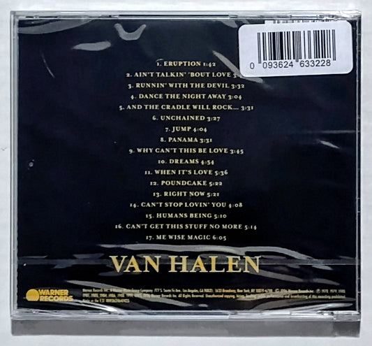 Van Halen - “Best Of Volume 1” - COMPACT DISC M/M (Sealed; The 2 Roth 1997 Reunion Tracks are F__ckin' FIRE🔥)