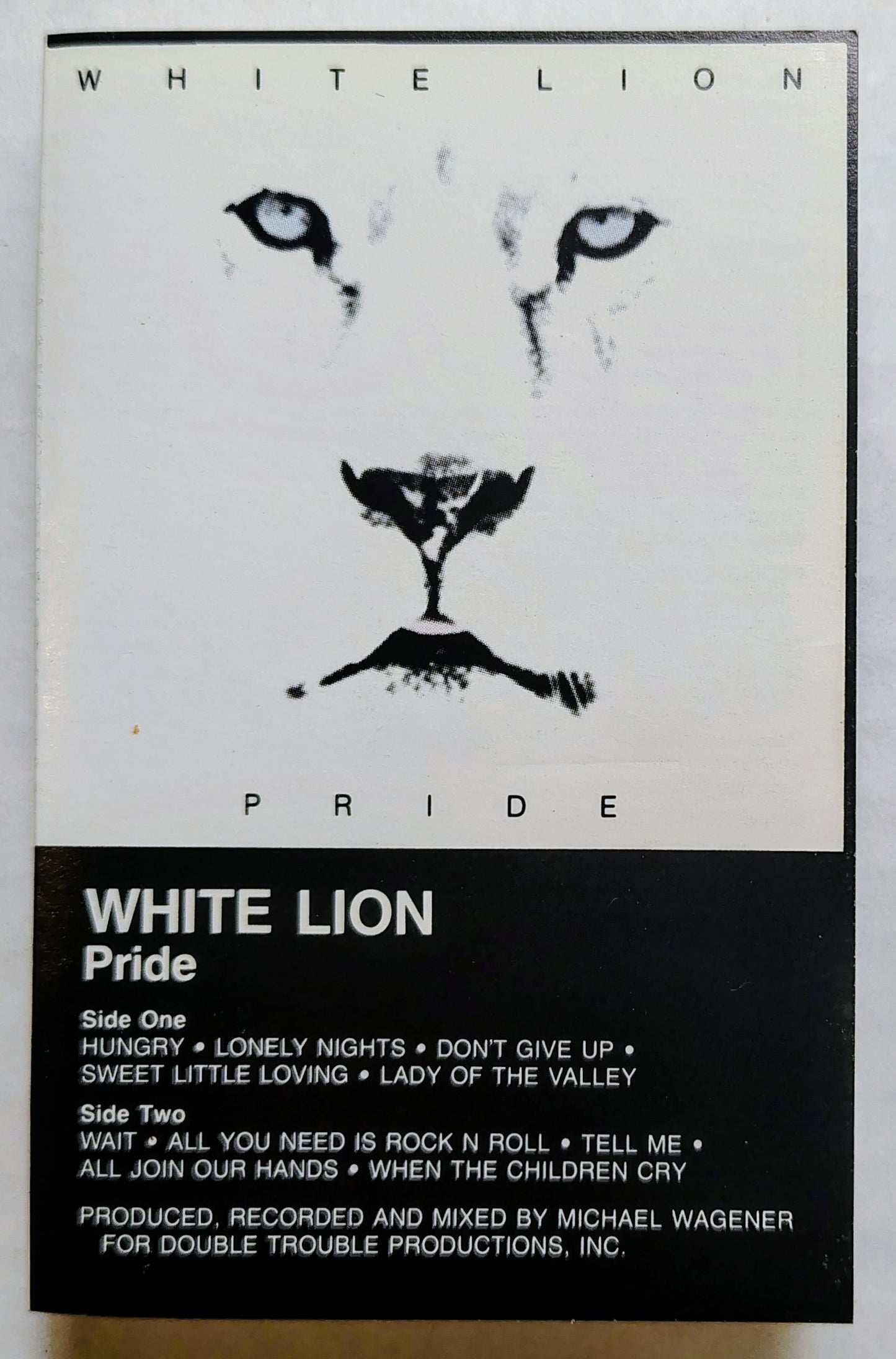 White Lion - “Pride” - CASSETTE TAPE VG+/VG