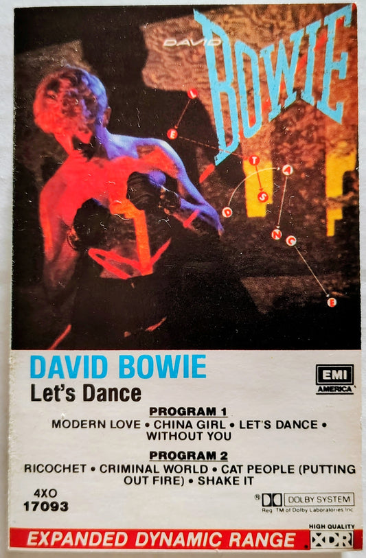David Bowie - “Let’s Dance” - CASSETTE TAPE VG/G+
