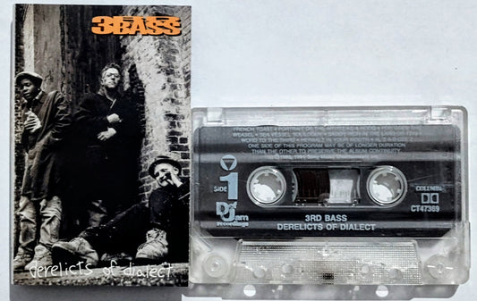 3rd Bass - “Derelicts Of Dialect” - CASSETTE TAPE VG/VG [New York, NY]