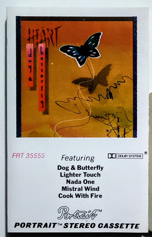 Heart - "Dog & Butterfly" - CASSETTE TAPE (DOLBY) VG+/VG+