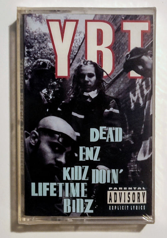 Young Black Teenagers - "Dead Enz Kidz Doin' Lifetime Bidz" - CASSETTE TAPE VG+/M (Sealed; saw cut thru barcode )