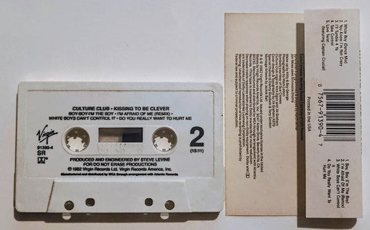 Culture Club - "Kissing To Be Clever" - CASSETTE TAPE (SR; DOLBY) VG/VG