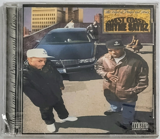 West Coast Rhyme Sayrz - “The Land Of Pimps And Hoes” - COMPACT DISC NM/M (Sealed; broken cellophane)