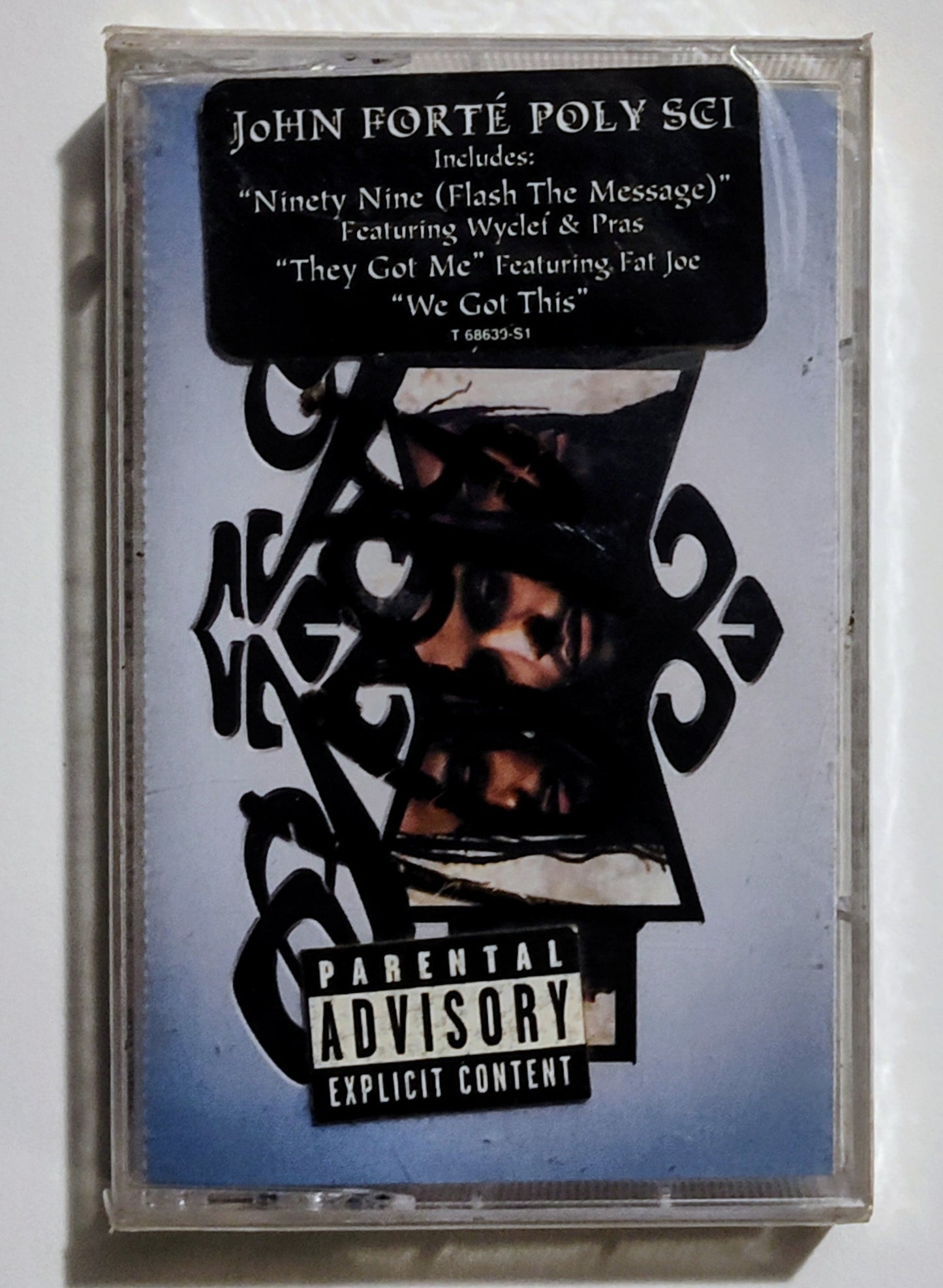 John Forté - "Poly Sci" - CASSETTE TAPE NM/M (Sealed; price written on cellophane with marker; can be removed with alcohol)
