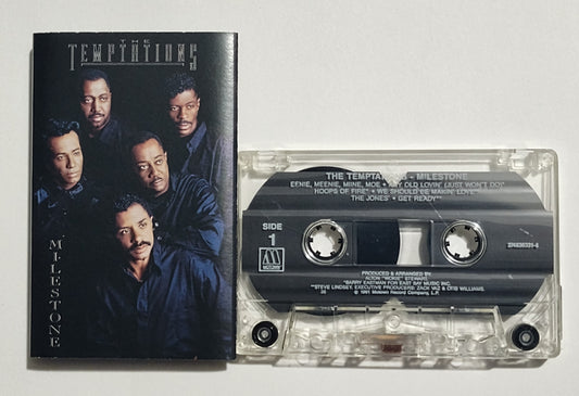 Temptations - "Milestone" - CASSETTE TAPE VG+/VG+