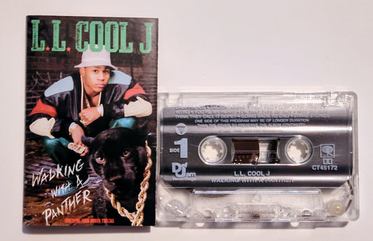 L.L. Cool J - "Walking With A Panther" - CASSETTE TAPE (DOLBY) NM/NM