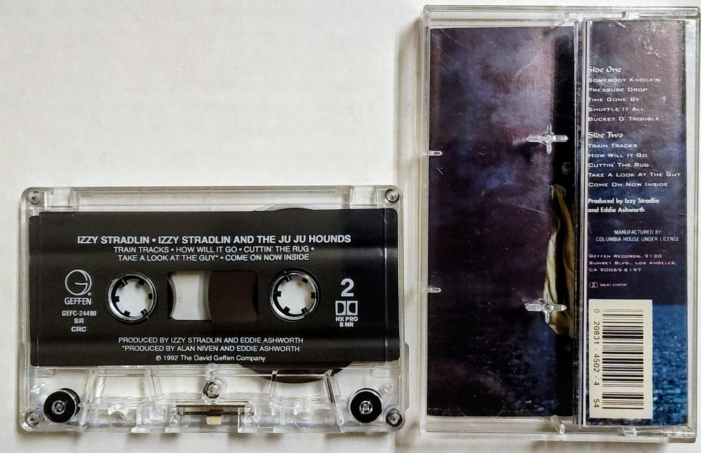 Izzy Stradlin And The Ju Ju Hounds - “Izzy Stradlin And The Ju Ju Hounds” - CASSETTE TAPE VG+/VG+