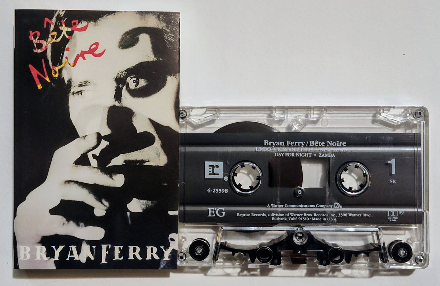 Bryan Ferry - "Bête Noire" - CASSETTE TAPE VG+/VG+