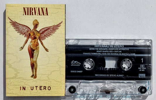 Nirvana - “In Utero” - CASSETTE TAPE VG+/VG