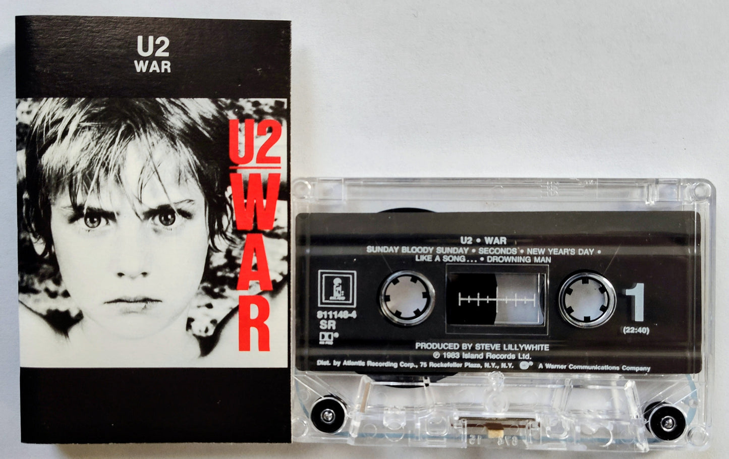 U2 - "War" - CASSETTE TAPE VG+/VG+