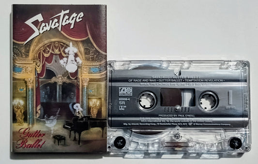Savatage - "Gutter Ballet" - CASSETTE TAPE (SR; DOLBY HX PRO) VG+/VG+