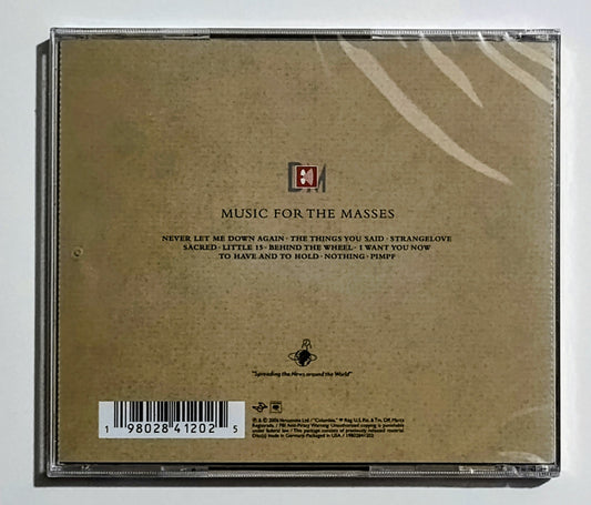 Depeche Mode - "Music For The Masses (Remastered Reissue)" - COMPACT DISC M/M (Sealed)