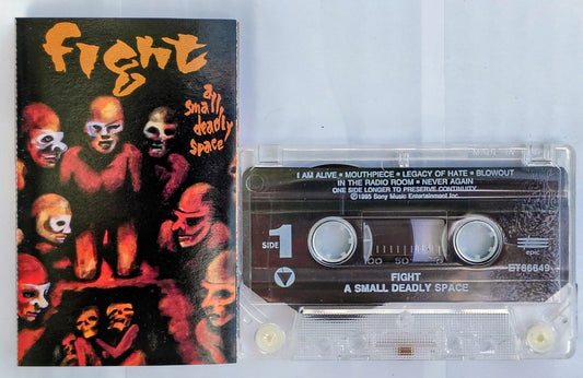 Fight - “A Small Deadly Space” - CASSETTE TAPE NM/NM