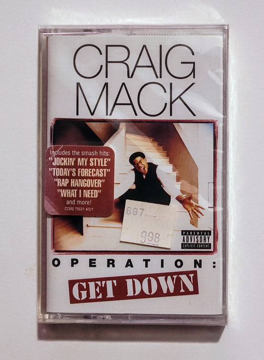 Craig Mack - "Operation: Get Down" - CASSETTE TAPE M/M (Sealed)