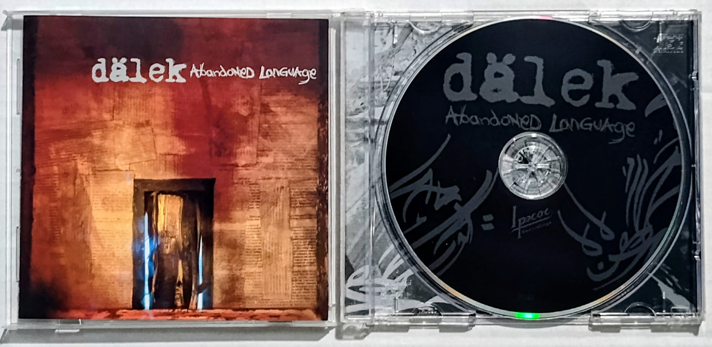dälek - "Abandoned Language" - INDIE COMPACT DISC VG+/VG+