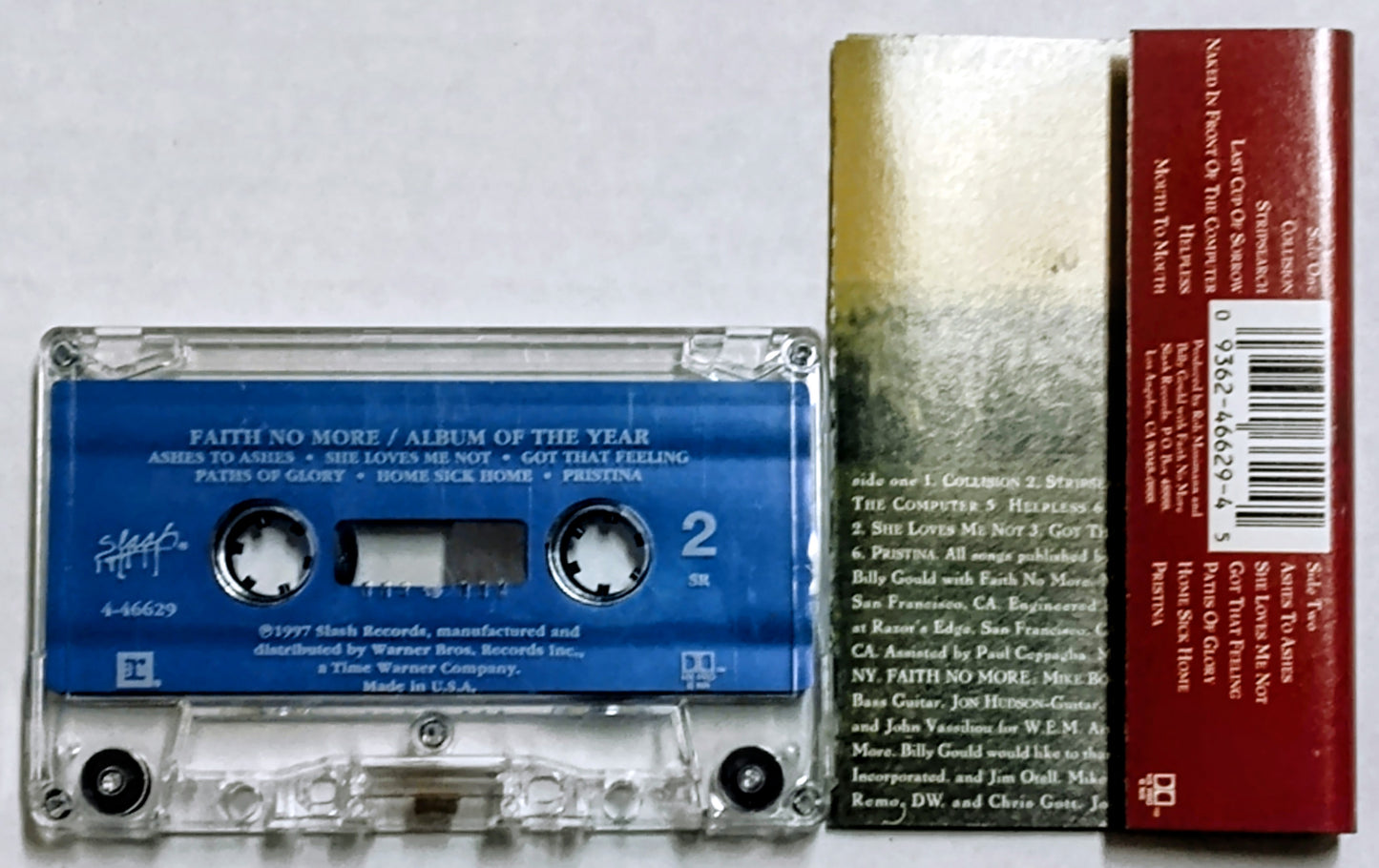 Faith No More - “Album Of The Year” - CASSETTE TAPE VG+/VG