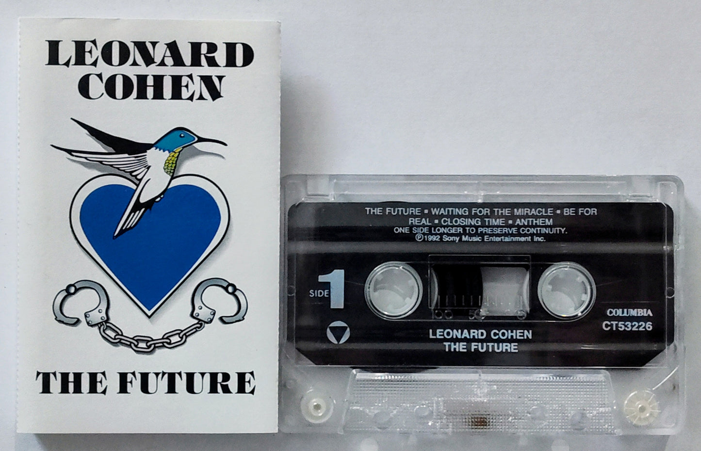 Leonard Cohen - “The Future” - CASSETTE TAPE VG+/VG+