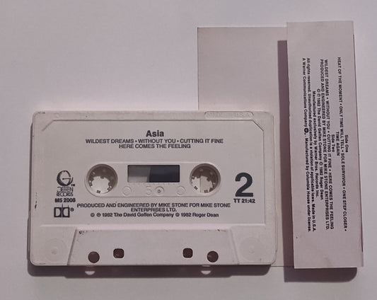 Asia - "Asia" - CASSETTE TAPE (Columbia House; DOLBY) VG/VG
