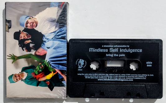 Mindless Self Indulgence - “Bring The Pain” - CASSETTE TAPE (Single) VG/VG