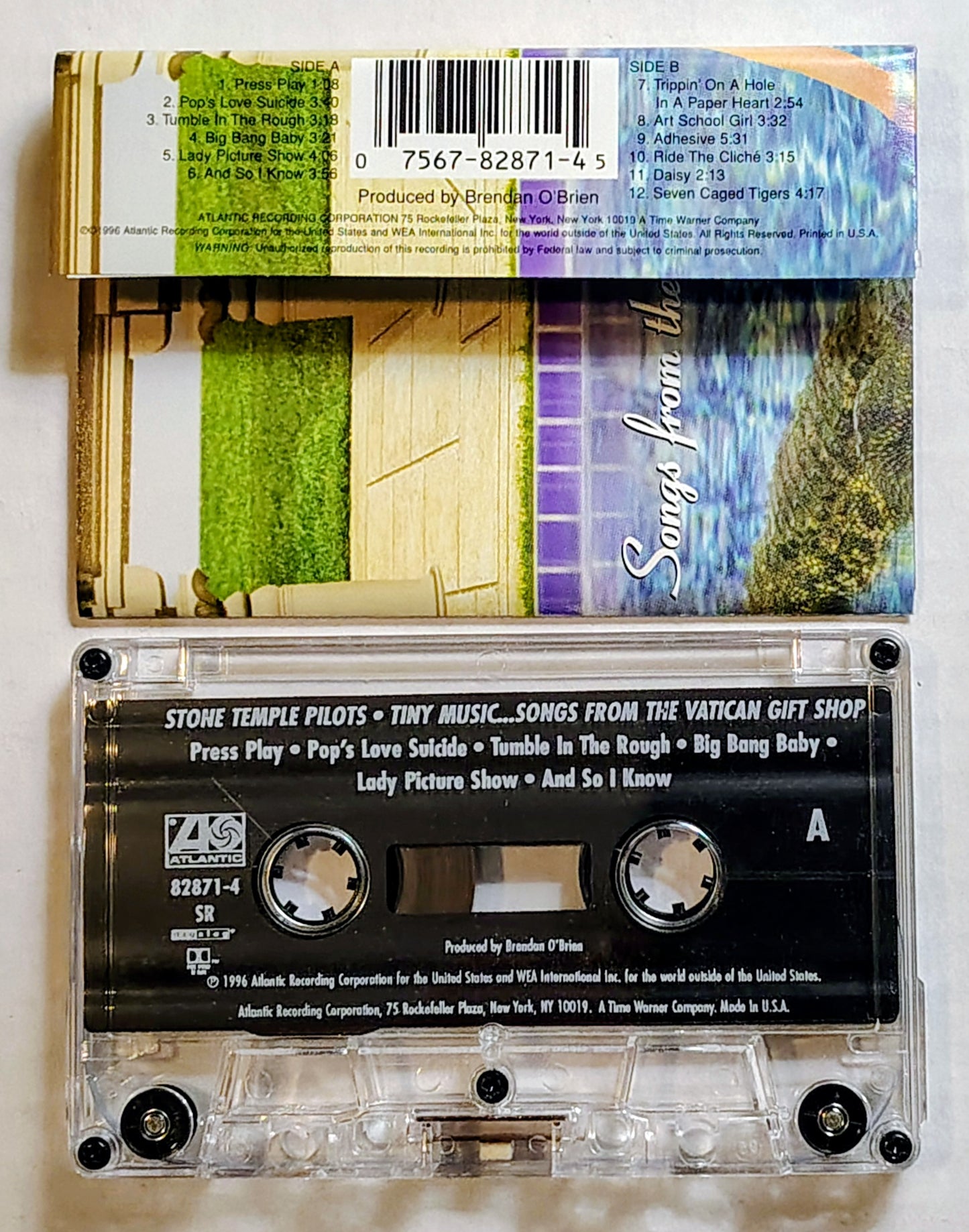 Stone Temple Pilots - "Tiny Music...Songs From The Vatican Gift Shop" - CASSETTE TAPE VG+/VG+ *🚨*