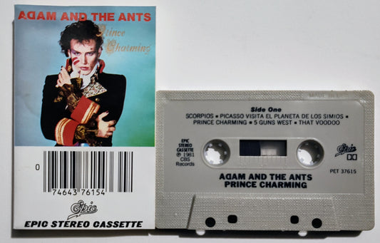 Adam And The Ants - "Prince Charming" - CASSETTE TAPE G+/VG+