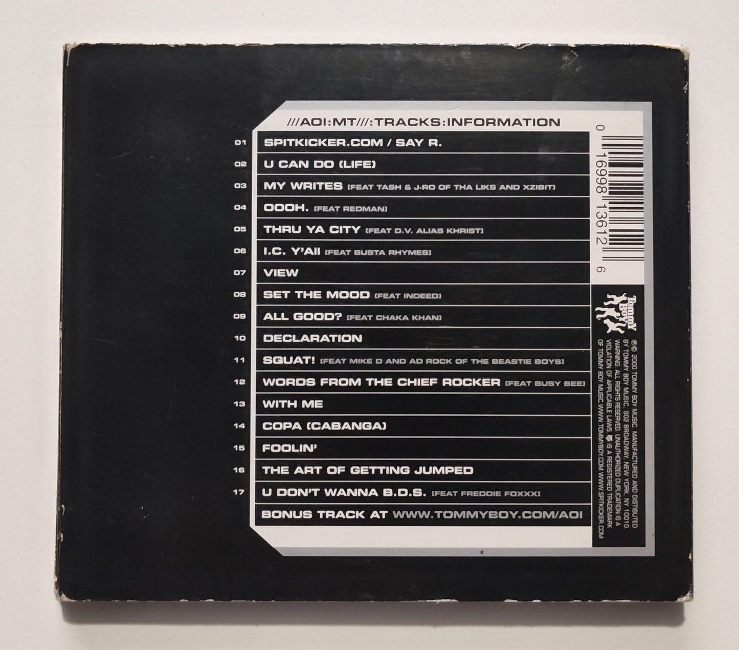 De La Soul - "Art Official Intelligence" - COMPACT DISC G+/VG