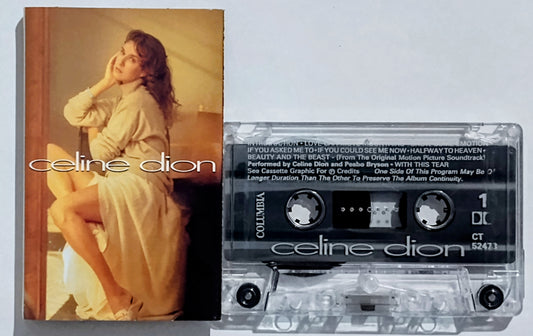 Celine Dion - "Celine Dion" - CASSETTE TAPE VG+/VG+
