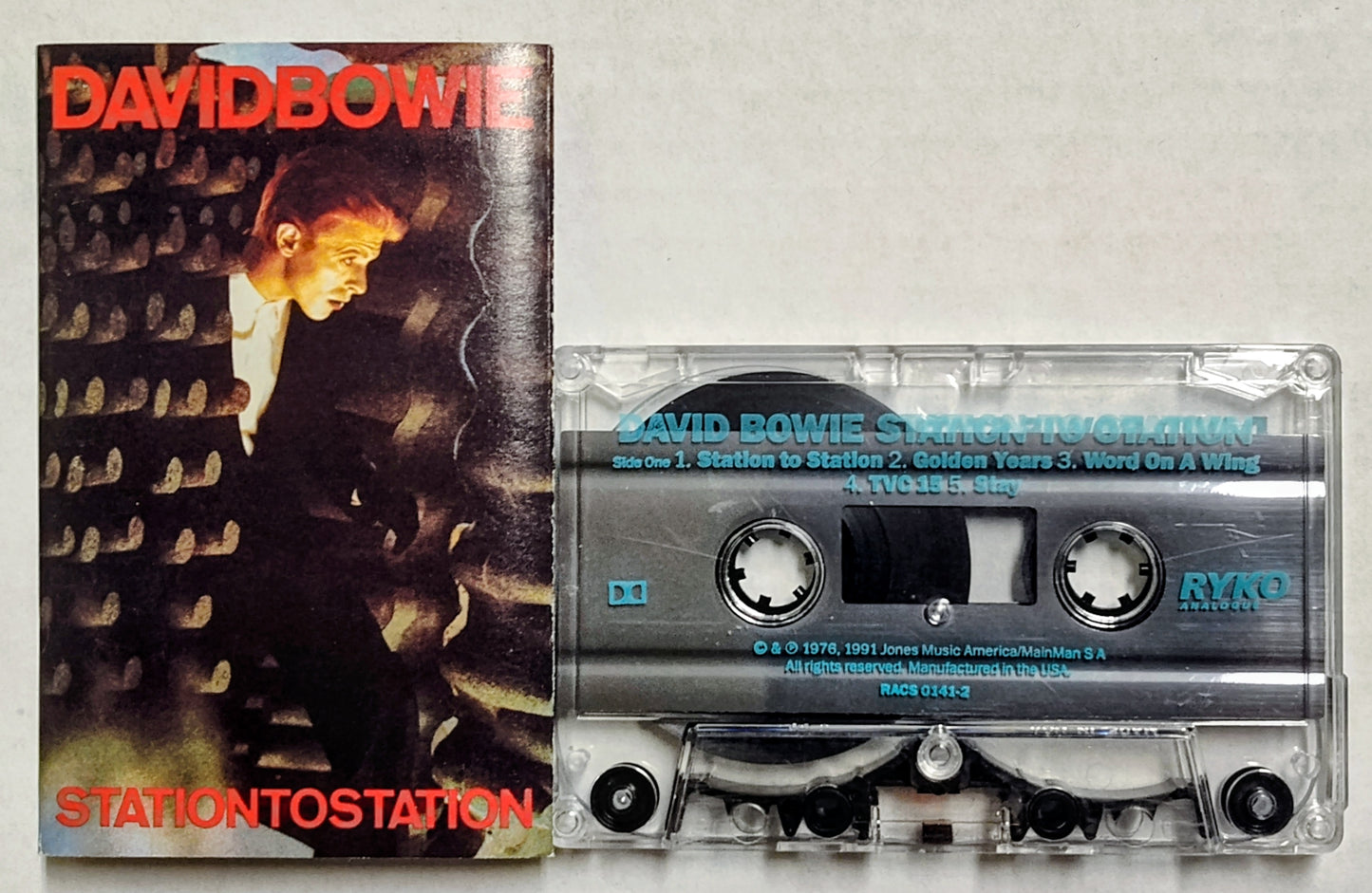 David Bowie - “Station To Station” - CASSETTE TAPE VG/VG+