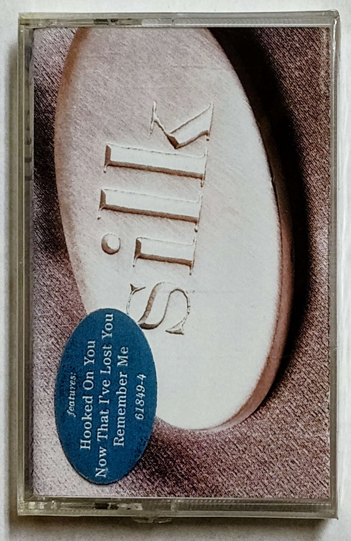 Silk - “Silk” - CASSETTE TAPE NM/M (Sealed with hype sticker; cellophane torn on underside of tape)