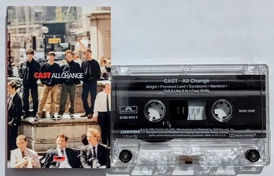 Cast - “All Change” - INDIE CASSETTE TAPE VG/VG