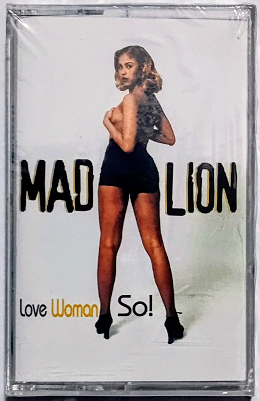 Mad Lion - “Love Woman So!” - CASSETTE TAPE (Single) M/M (Sealed)