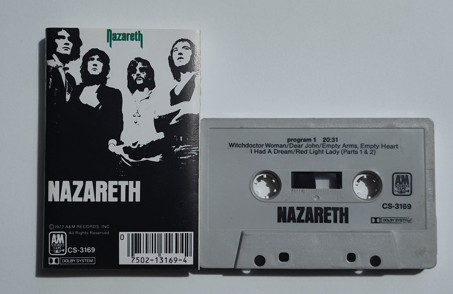 Nazareth -"Nazareth" - CASSETTE TAPE (DOLBY) VG+/VG