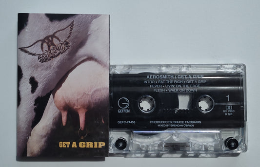 Aerosmith - "Get A Grip" - CASSETTE TAPE (DOLBY HX PRO B NR) VG/VG