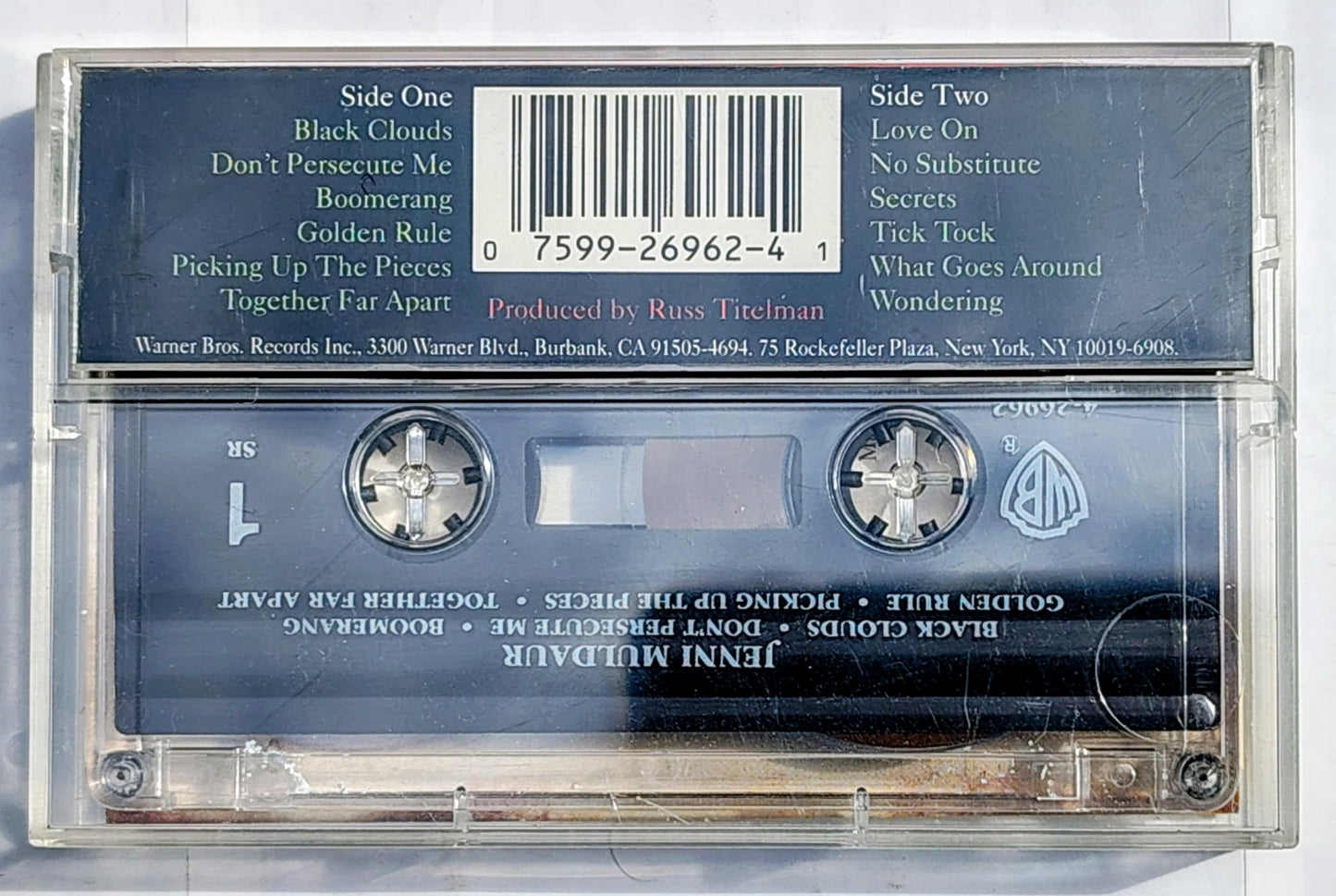 Jenni Muldaur - “Jenni Muldaur” - CASSETTE TAPE VG+/VG+