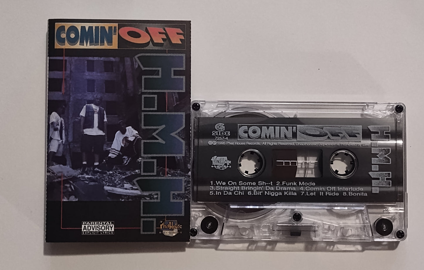 H.M.H. - "Comin' Off" - CASSETTE TAPE VG+/VG+