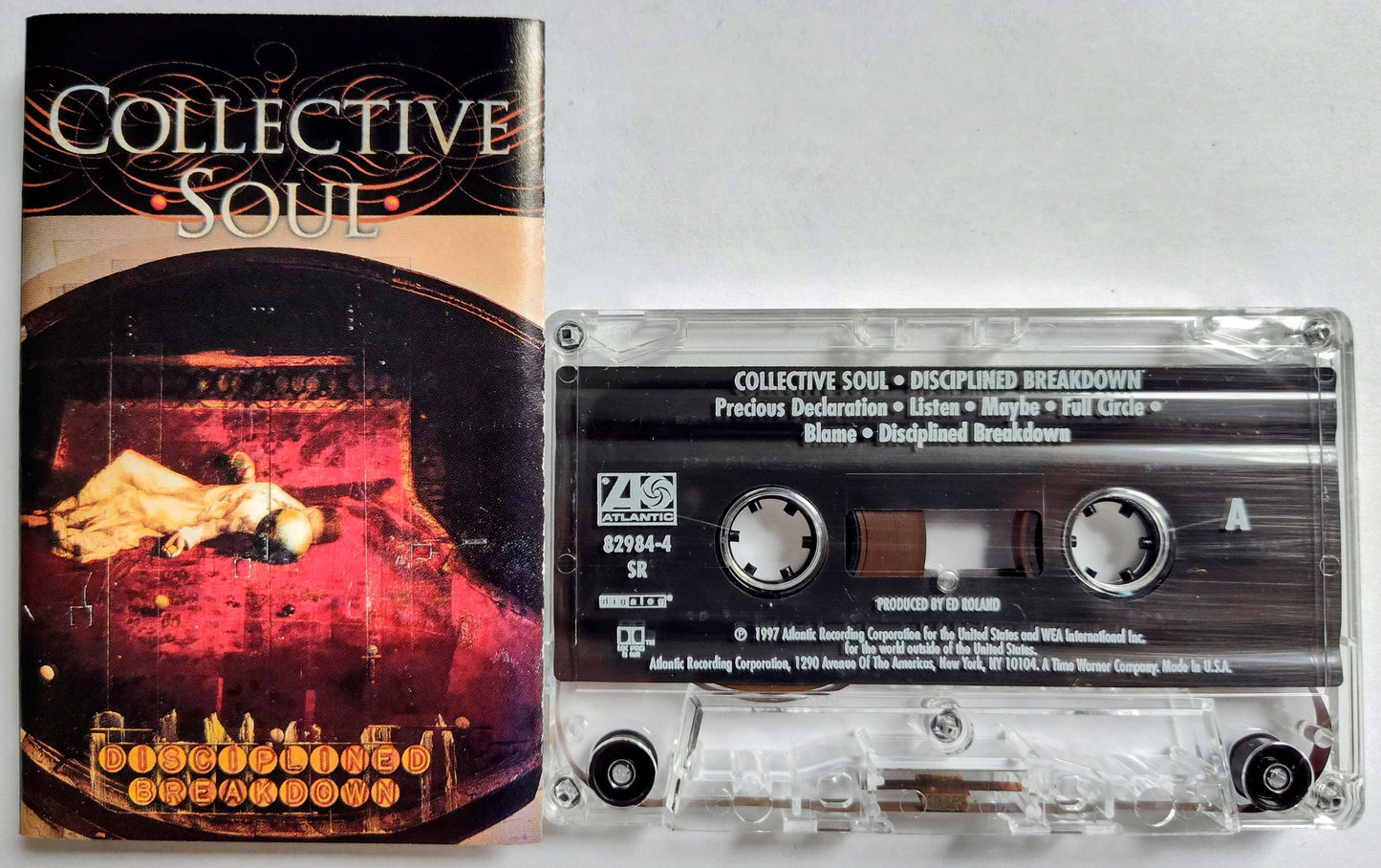 Collective Soul - “Disciplined Breakdown” - CASSETTE TAPE VG+/VG+ *🚨*