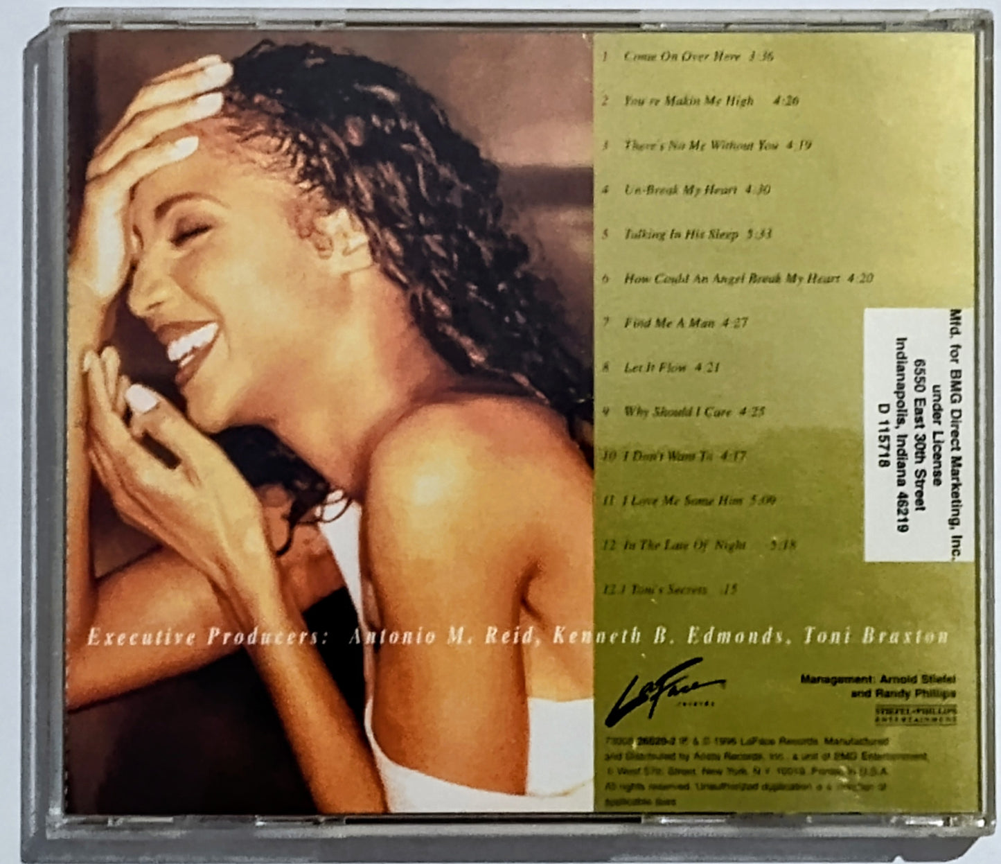 Toni Braxton - "Secrets" - COMPACT DISC VG+/VG+