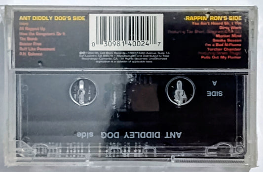 Rappin' Ron & Ant Diddley Dog - "Bad N-Fluenz" - CASSETTE TAPE NM/M (Sealed; torn cellophane)