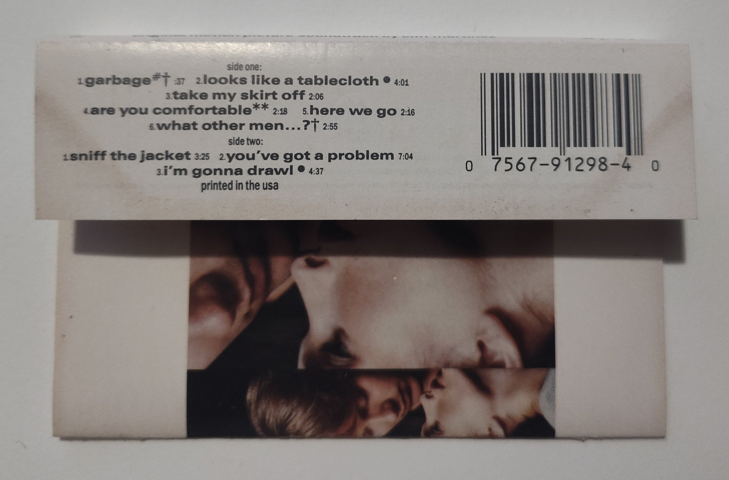 Cliff Martinez - "Sex, Lies and Videotape Soundtrack" - CASSETTE TAPE (AR; DOLBY) VG/VG
