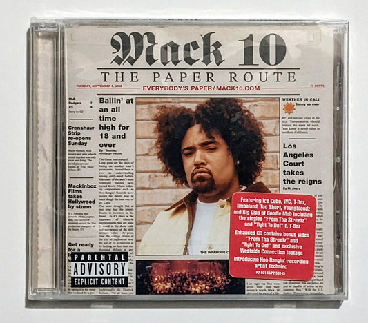 Mack 10 - "The Paper Route" - COMPACT DISC M/M (Sealed with hype sticker)