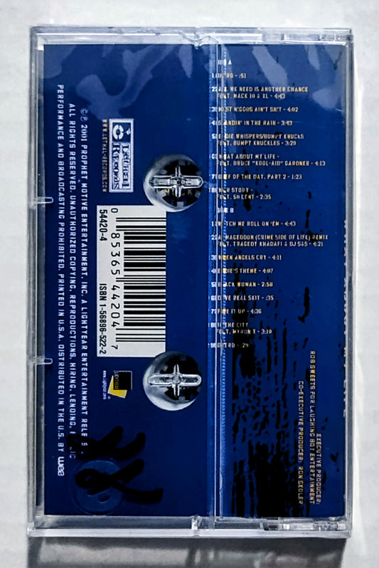 Self aka Eddie Whispers - “What About My Life” - CASSETTE TAPE M/M (Sealed with hype sticker)