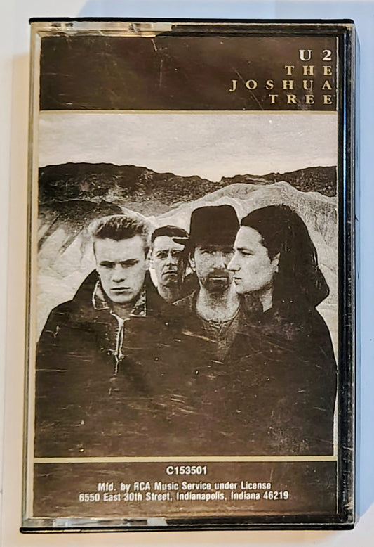 U2 - "The Joshua Tree" - CASSETTE TAPE (RCA Club) VG+/VG  *🚨*