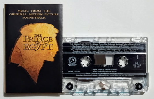 Various Artists - "Prince Of Egypt Soundtrack" - CASSETTE TAPE (DOLBY HX PRO) VG+/VG+