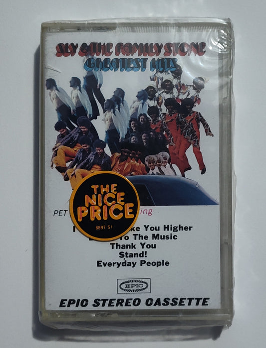 Sly And The Family Stone - "Greatest Hits" - CASSETTE TAPE (DOLBY) NM/M (Sealed; broken seal)