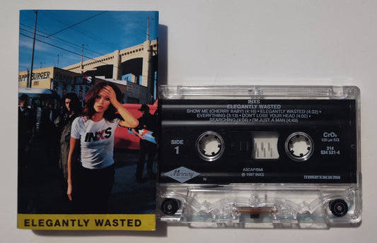 INXS - "Elegantly Wasted" - CASSETTE TAPE (Chrome; DOLBY HX PRO B NR) NM/NM